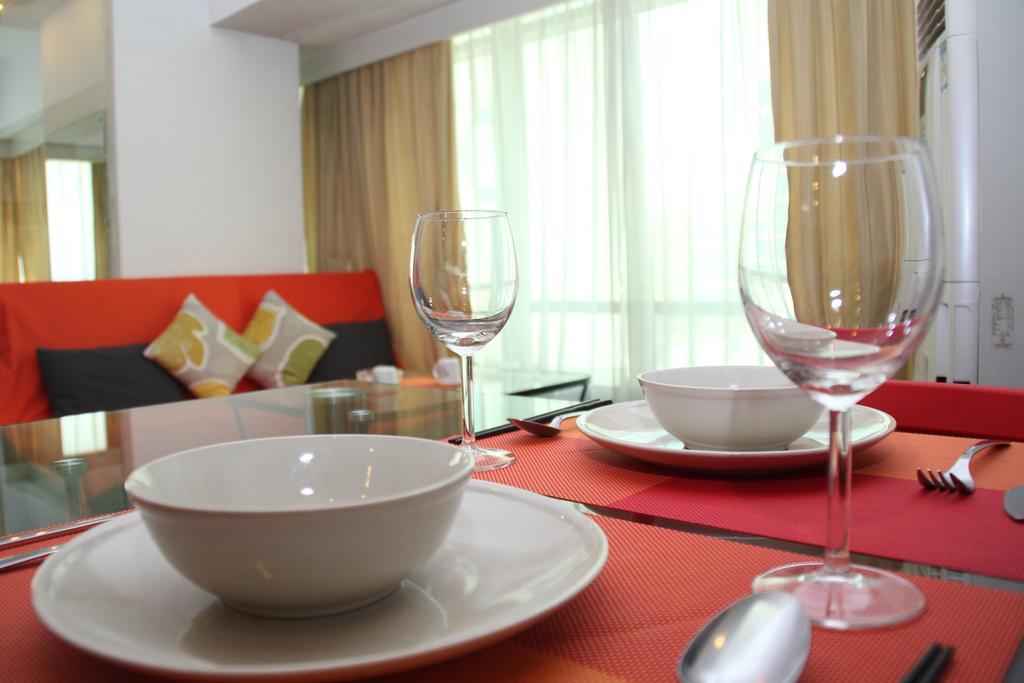 Shanghai Cosmo World Union Service Apartment Dış mekan fotoğraf