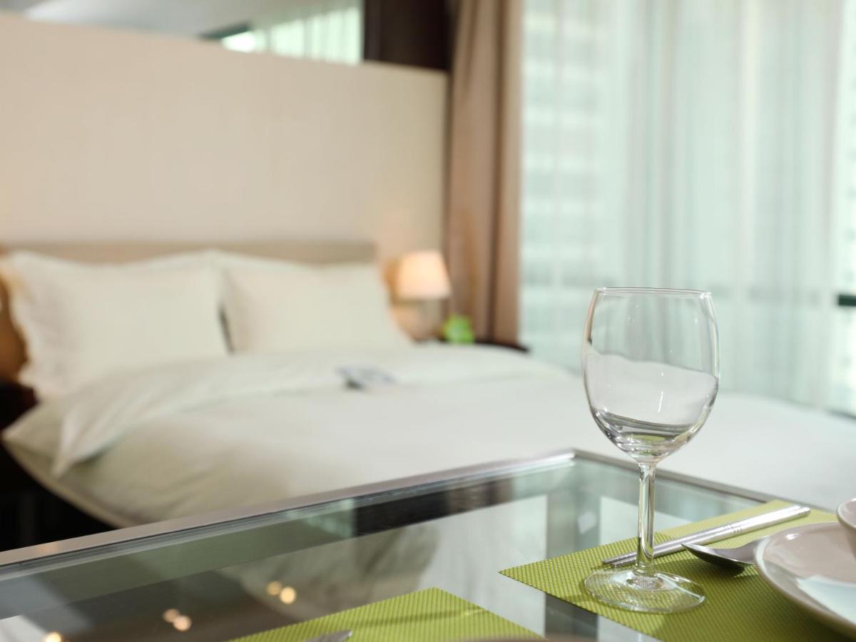 Shanghai Cosmo World Union Service Apartment Dış mekan fotoğraf